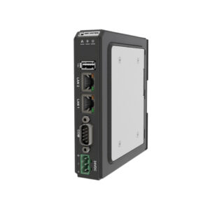 Das Foto zeigt das Weintek cMT-FHDX-820 Headless HMI mit Kunststoffgehäuse und lüfterlosem Design