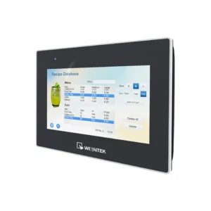 Weintek cMT3072XH2 7″ Touchpanel mit 1024 × 600px, WVA-Display und robustem Kunststoffgehäuse