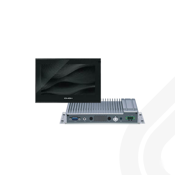 Robuster Industrie-PC und Displayeinheit der Marke Cimon für industrielle Automatisierung.