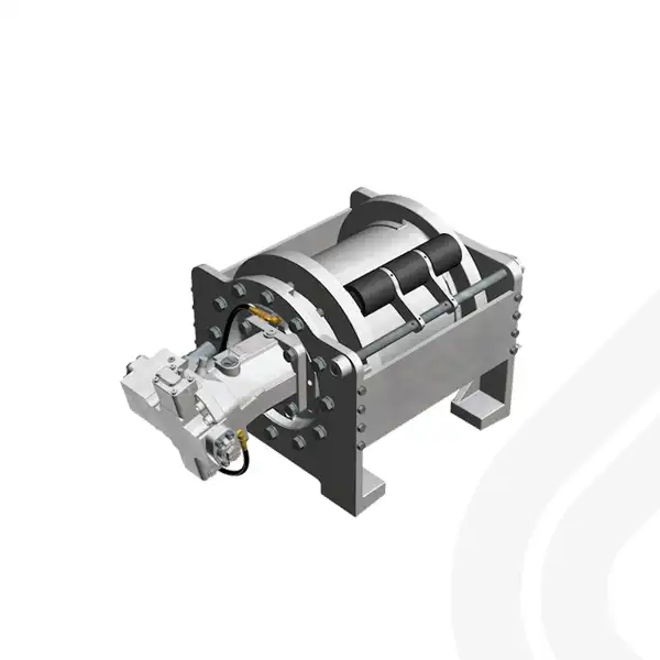 Hochbelastbare Zugwinde von Braden Carco Germatic (PACCAR) für industrielle und mobile Anwendungen.