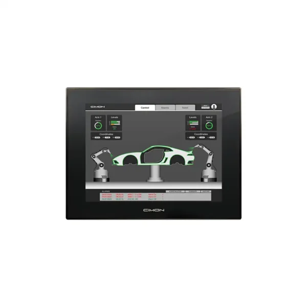 12,1-Zoll Cimon CM-iNP512-A Industrie-PC mit Robotersteuerung als grafische Visualisierung