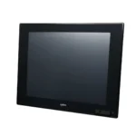 Cimon Industrie Panel-PC CM-iNP5619-A in schräger Frontansicht mit Sicht auf Display und Aluminiumrahmen