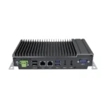 CIMON CM-NB200-D Industrie Box-PC – Frontansicht mit LAN, USB, HDMI und COM-Anschlüssen