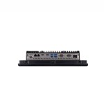 Anschlussleiste des CIMON CM-iNP-51112W-R-D mit LAN, HDMI, USB 3.0, seriellen Ports und 24-Volt-Eingang.
