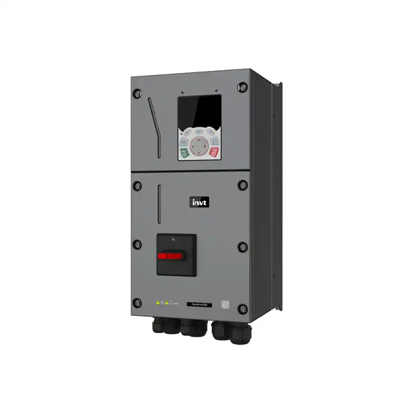 INVT GD350 Frequenzumrichter IP55 mit integriertem Hauptschalter und Bedienfeld