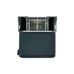 VF-AS3 Frequenzumrichter von Toshiba, Ansicht von oben mit Lüftungsgitter und robuster Bauweise, IP55-Ausführung.