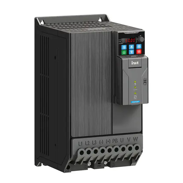 INVT Frequenzumrichter GD28-018G-4 mit 22 kW LD-Leistung für 400 V-Netze – mit USB-C, STO-Sicherheit und Brems-Chopper