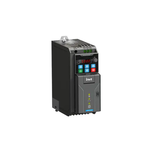 INVT Frequenzumrichter GD28-2R2G-S2 für 1~ 230 V mit USB-C, STO-Sicherheit und integriertem Brems-Chopper