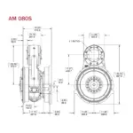 Twin Disc Am080s Abmessungen