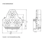 Twin Disc Am320 Abmessungen