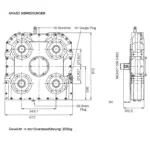 Twin Disc Am450 Abmessungen