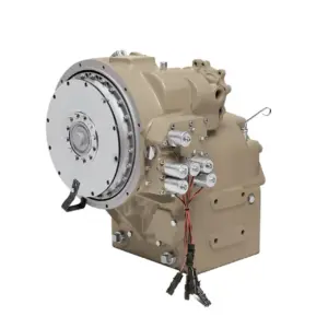 Alternativtext: Funk 2000 Serie – kompaktes Lastschaltgetriebe mit elektronischer Steuerung, Seitenansicht