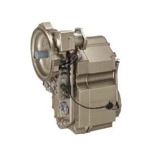 Funk DF250 – heavy-duty Lastschaltgetriebe, Schrägansicht mit Elektronik