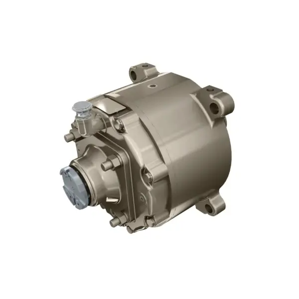 Kompakter Funk F9R Planeten-Geschwindigkeitsreduzierer mit SAE-Hydromotoraufnahme für Ketten- und Radfahrantriebe.