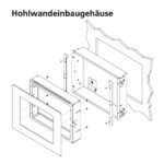 Hohlwandeinbaugehaeuse Weintek Hmi
